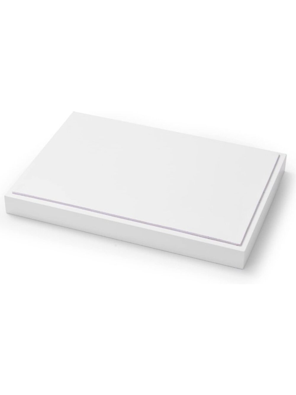 Elegant White Leather Jewelry Organizer Tray - 24 Grid Stackable Display with - Picture 9 of 9